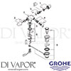 Grohe 24030 Mixer Spare Tech Diagram