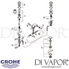 Grohe Ondus 3-Hole Bidet Mixer M-Size Spares