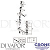 Grohe 24036000 Mixer Spare Diagram