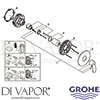 Grohe 24044000 Mixer Spare Daigram
