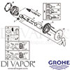 Grohe 24047LS3 Mixer Spare Diagram