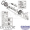 Grohe 24049003 Mixer Spare Diagram