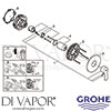 Grohe 24051002 Mixer Spare Diagram