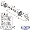 Grohe 24057BE1 Mixer Spare Tech Diagram