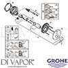 Grohe 24058BE1 Mixer Spare Diagram