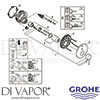 Grohe 24058DA1 Mixer Spare Diagram