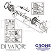 Grohe 24058DL Mixer Spare Diagram