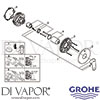 Grohe 24059002 Mixer Spare Diagram