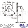 Grohe 24059003 Mixer Spare Diagram