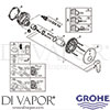 Grohe 24060002 Mixer Spare Diagram
