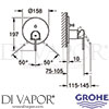 Grohe 24060003 Mixer Diverter Spare Diagram