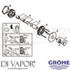 Grohe 24065003 Mixer Spare Tech Diagram