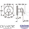 Grohe 24065AL3 Mixer Spare Diagram