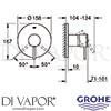 Grohe 24065DC3 Mixer Spare Diagram