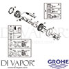Grohe 24066003 Mixer Spare Tech Diagram