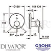 Grohe 24066AL3 Mixer Spare Diagram