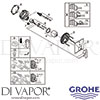 Grohe 24072000 Mixer Spare Tech Diagram
