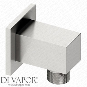 Wickes 240891 Square Shower Wall Outlet - Chrome Spare Parts