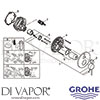Grohe 24092A01 Mixer Spare Diagram