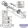 Grohe 24095DC1 Mixer Spare Tech Diagram