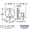 Grohe 24096003 Mixer Spare Diagram