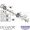 Grohe 24096003 Mixer Spare Tech Diagram