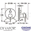Grohe 24096AL3 Mixer Spare Diagram