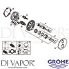 Grohe 24107000 Mixer Spare Tech Diagram