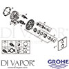 Grohe 24110000 Mixer Spare Tech Diagram