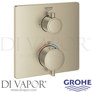 Grohe 24110EN0 Grohtherm Thermostatic Mixer for 1 Outlet with Shut Off Valve Spare Parts