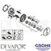 Grohe 24133000 Mixer Spare Diagram