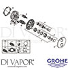 Grohe 24133EN0 Mixer Spare Tech Diagram
