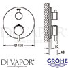 Grohe 24134DC3 Mixer Spare Diagram