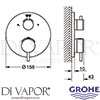 Grohe 24135003 Mixer Spare Diagram