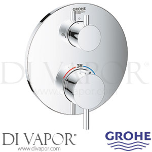 Grohe 24135003 Atrio Thermostatic Shower Mixer 2 Outlets w/ Integrated Shut Off/Diverter Valve Spare Parts