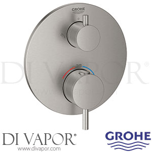 Grohe 24135DC3 Atrio Thermostatic Shower Mixer 2 Outlets w/ Integrated Shut Off/Diverter Valve Spare Parts