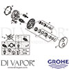 Grohe 24135DC3 Mixer Spare Tech Diagram