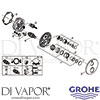 Grohe 24150003 Mixer Spare Tech Diagram