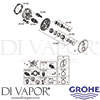 Grohe 24151003 GEN1 Mixer Spare Tech Diagram