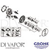 Grohe 24151003 Mixer Spare Tech Diagram