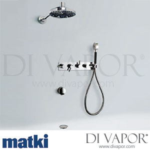 Matki 2416 Absolute Triple Outlet Thermostatic Shower Mixer, Shower Rose, Bath Filler + Handset Spare Parts