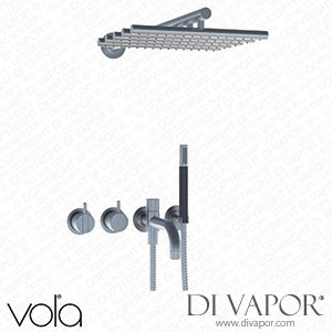 Vola One-Handle Build-In Mixer with Ceramic Disc Technology and Diverter (2441DT8-051) Spare Parts