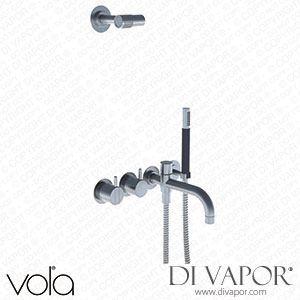 Vola One-Handle Build-In Mixer with Ceramic Disc Technology and Diverter (2441DT8-081) Spare Parts