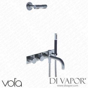 Vola One-Handle Build-In Mixer with Ceramic Disc Technology and Diverter (2444DT8-081D) Spare Parts