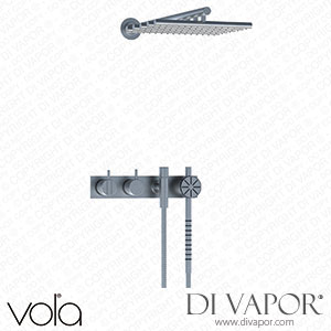 Vola One-Handle Build-In Mixer with Ceramic Disc Technology and Diverter (2474S-051) Spare Parts