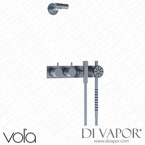 Vola One-Handle Build-In Mixer with Ceramic Disc Technology and Diverter (2474S-081) Spare Parts