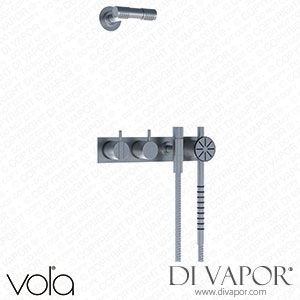 Vola One-Handle Build-In Mixer with Ceramic Disc Technology and Diverter (2474S-081D) Spare Parts