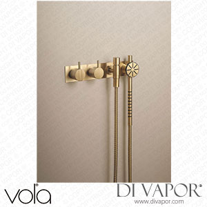 Vola One-Handle Build-In Mixer with Ceramic Disc Technology and Diverter (2474S) Spare Parts