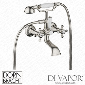 Dornbracht Madison Bath Mixer for Wall Mounting with Hand Shower Set - Brushed Platinum 25 023 360-06 Spare Parts