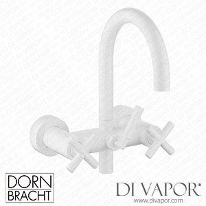 Dornbracht Tara Bath Mixer for Wall Mounting - Matte White 25 100 892-10 Spare Parts